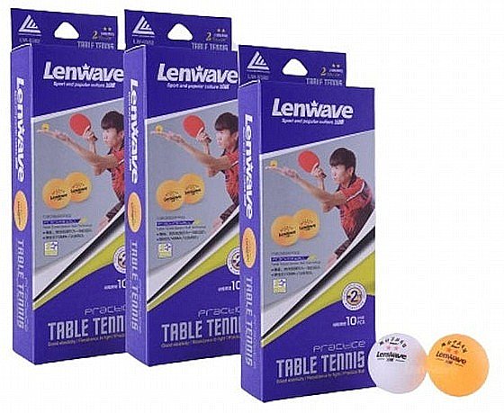 10 כדורים לפינג פונג 2 כוכבים LENWAVE 
