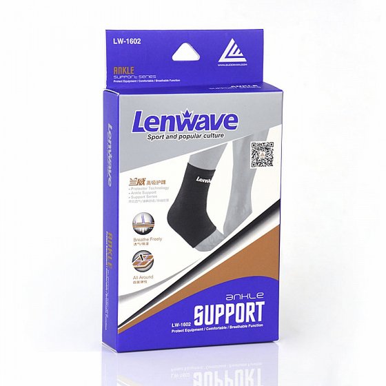 מגן קרסול - תומך קרסול שחור LENWAVE