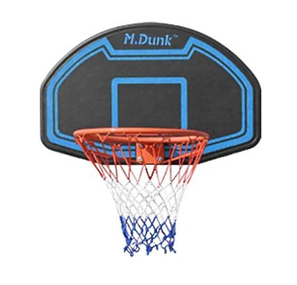 לוח סל לקיר 75/45 סמ כולל טבעת ורשת DUNK PRO M003