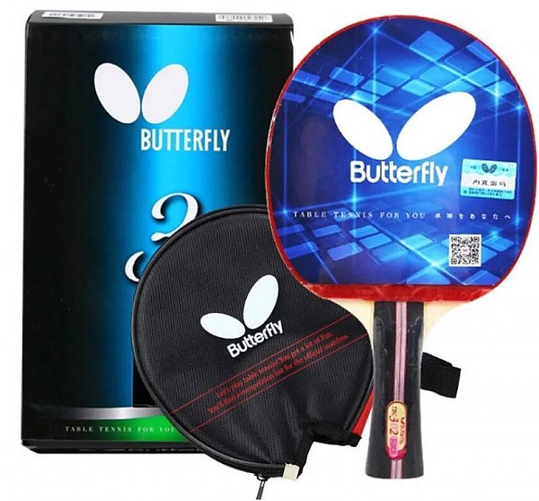 מחבט בטרפליי מקצועי כולל כיסוי BUTTERFLY TBC301