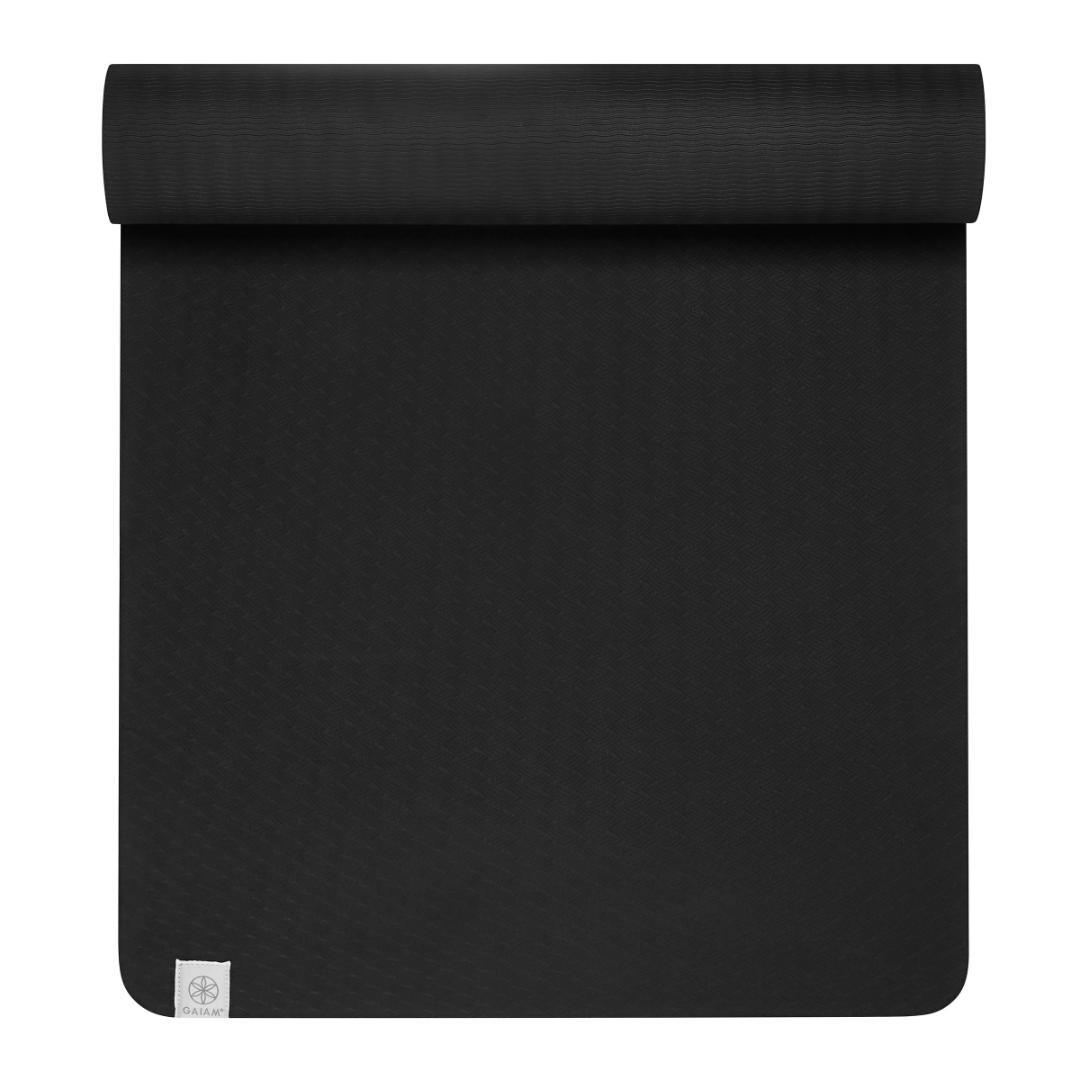 מזרן יוגה GAIAM Performance 6 מ"מ שחור