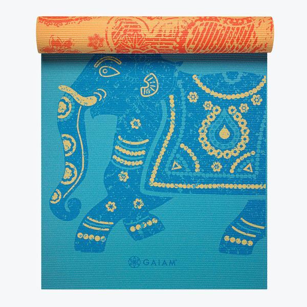 מזרן יוגה דו-צדדי Gaiam Reversible Elephant 6 מ"מ דגם 0561547