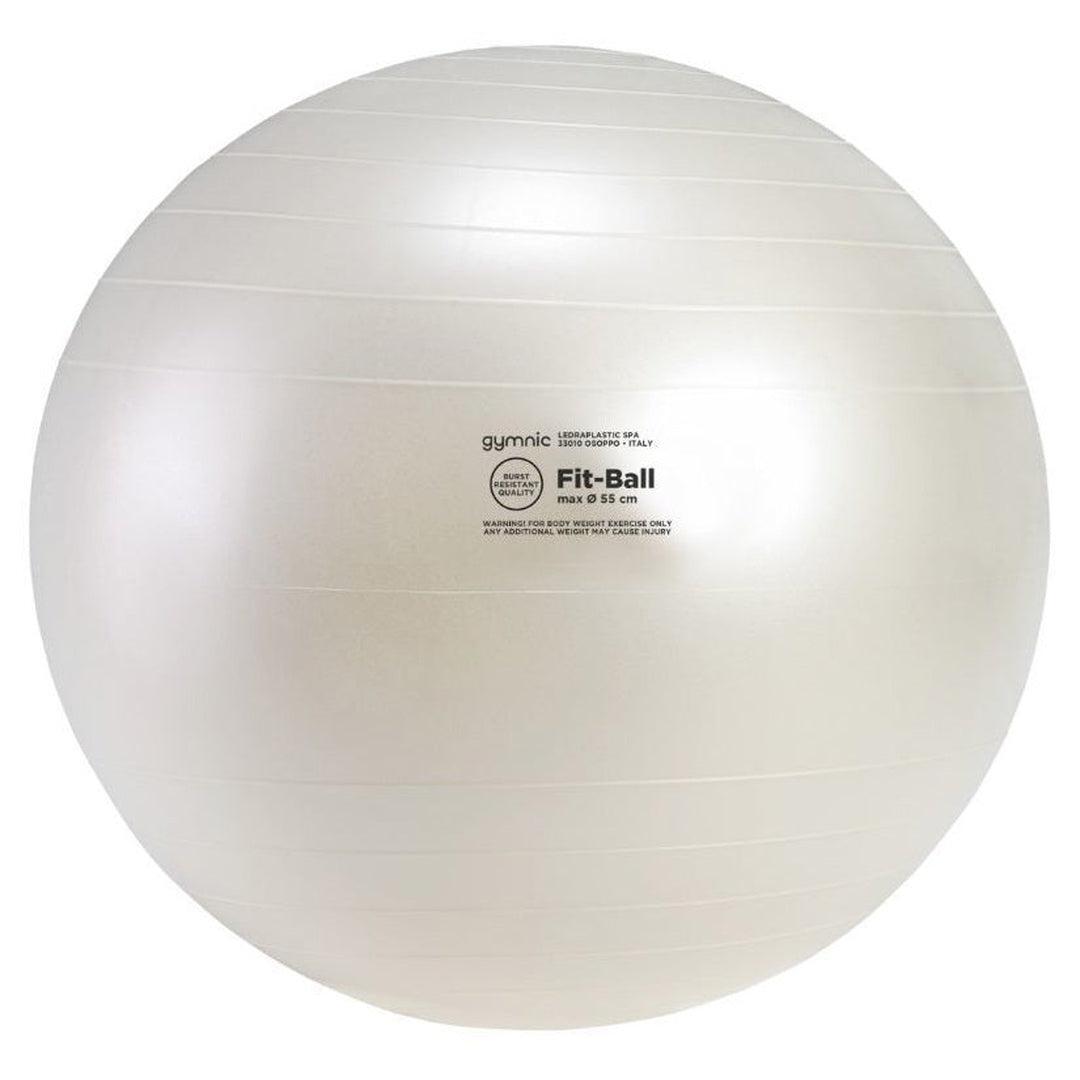 כדור פיזיו Gymnic Fit-Ball BRQ לבן פנינה