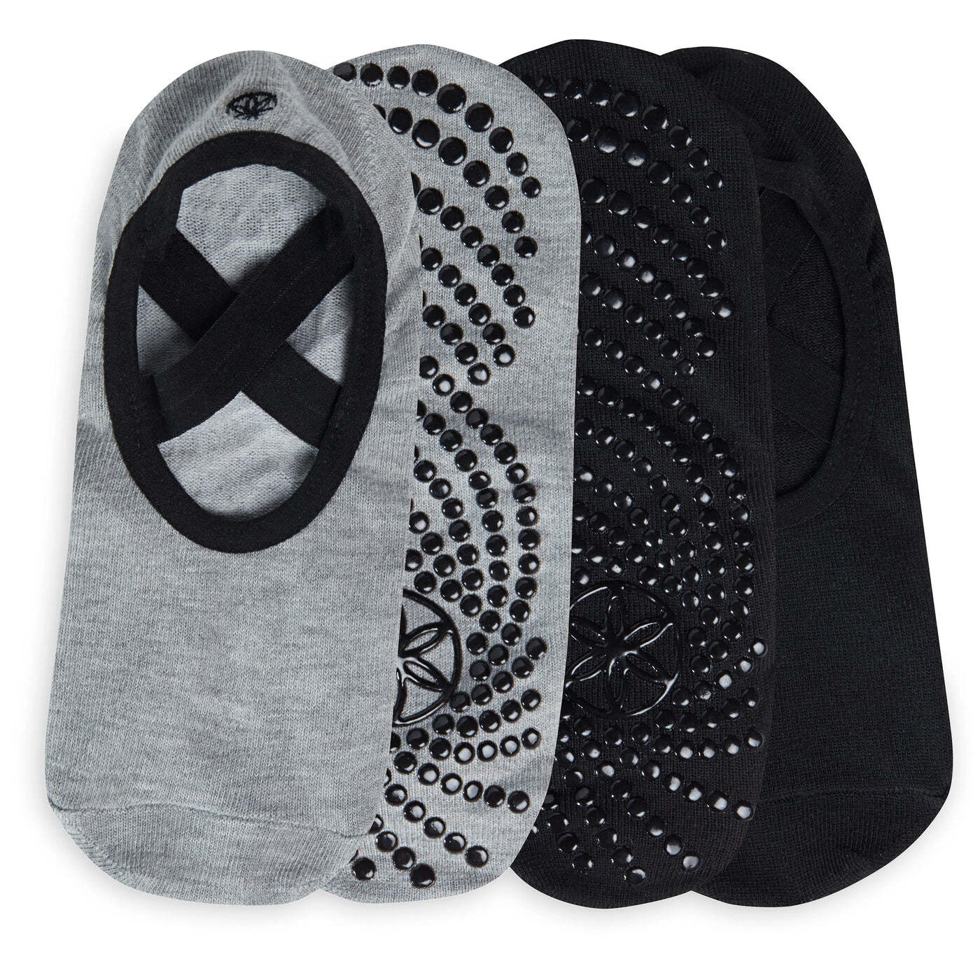 גרבי יוגה Gaiam Grippy Barre Sock Dovetail (2 זוגות)