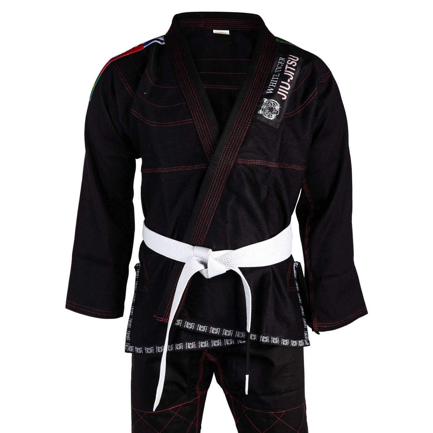 חליפת ג'וג'יטסו 350 White Tiger Black