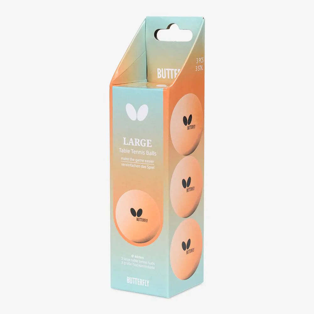 כדורי טניס שולחן גדולים Butterfly 3 יחידות