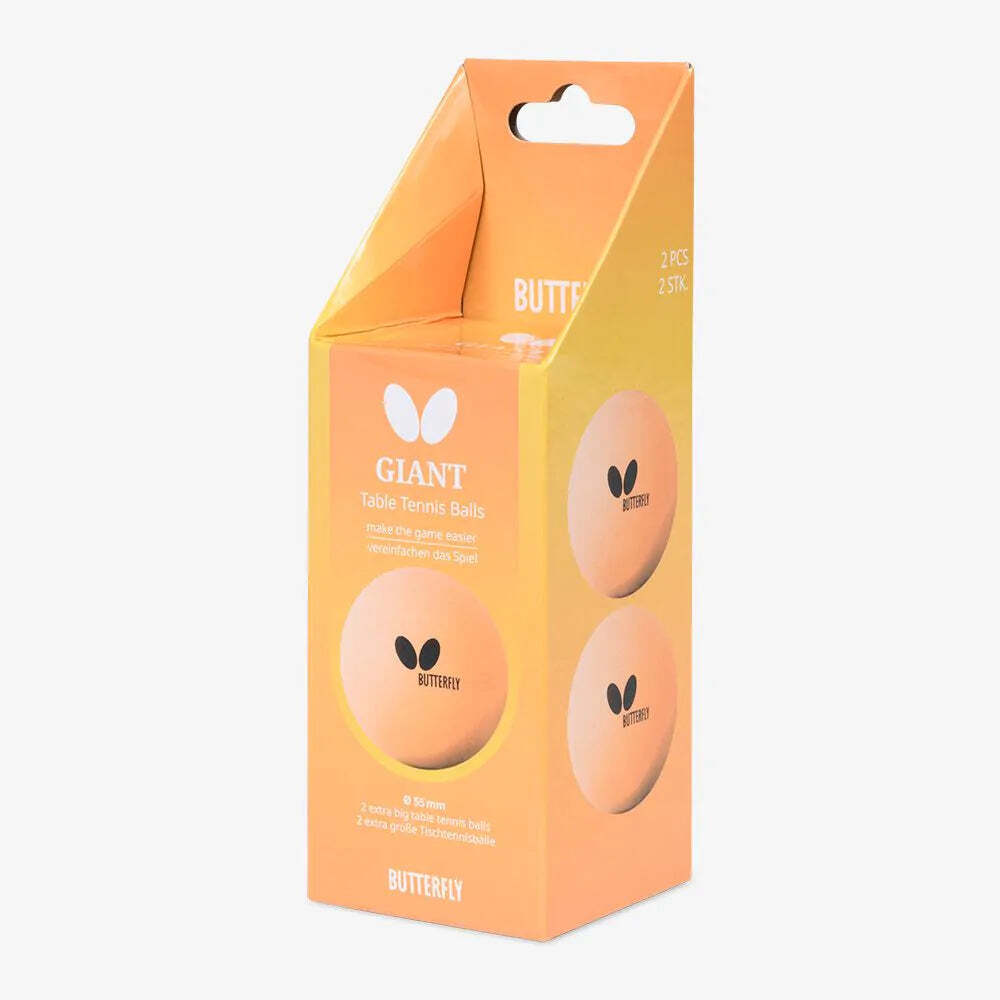 כדורי טניס שולחן ענקיים Butterfly 2 יחידות