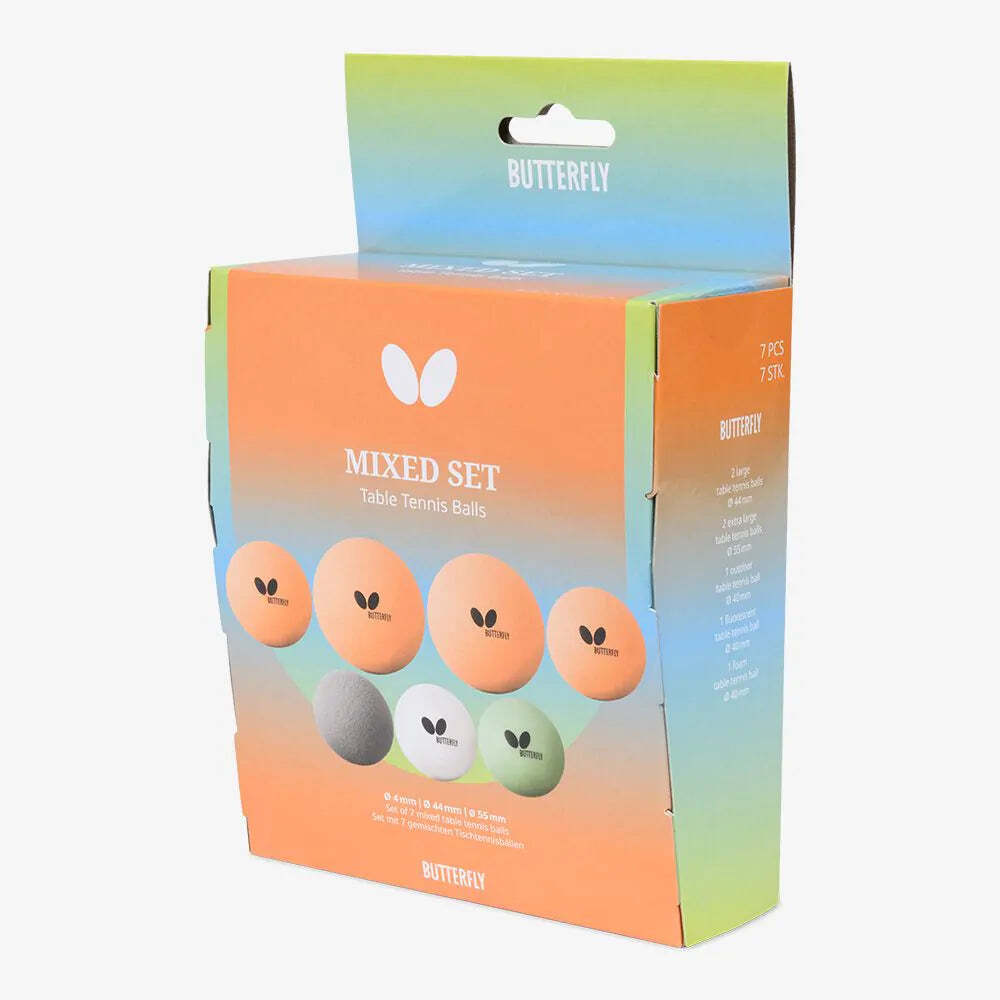 כדורי טניס שולחן מיקס ספיישל Butterfly 7 יחידות