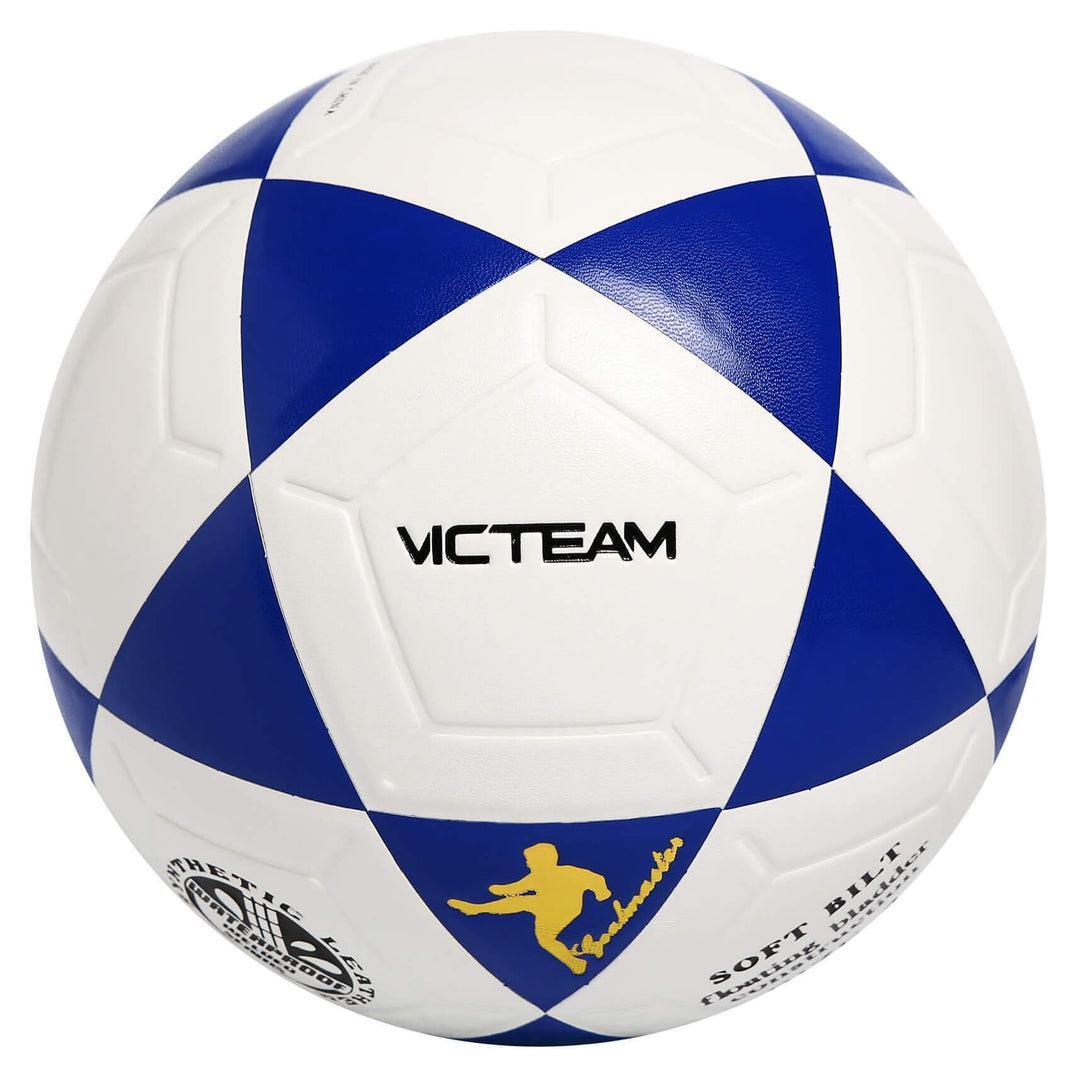 כדורגל מס' 4 PU לאספלט Victeam כחול-לבן