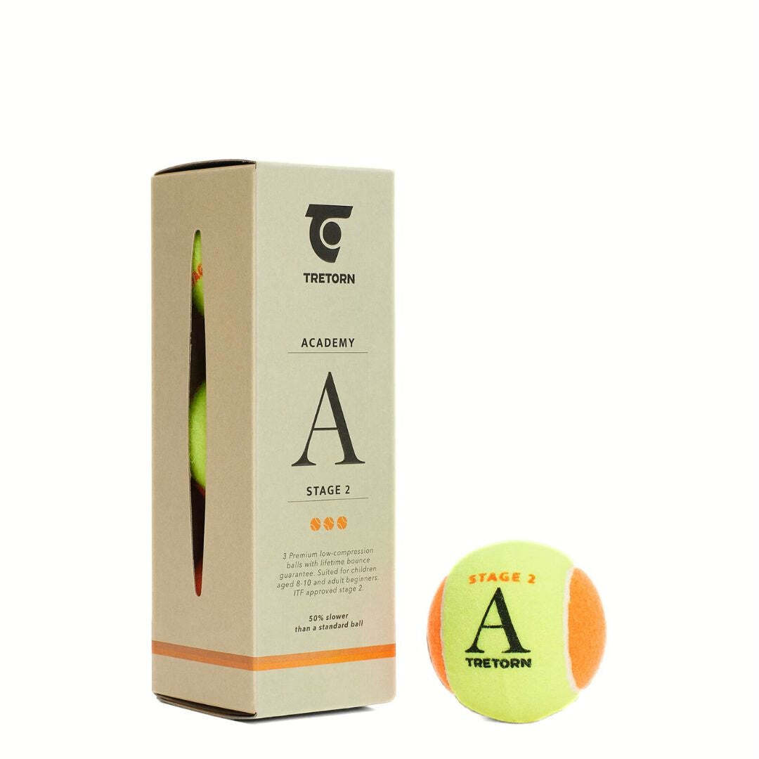 כדור טניס רך Tretorn Academy Orange 50% 3 יח'