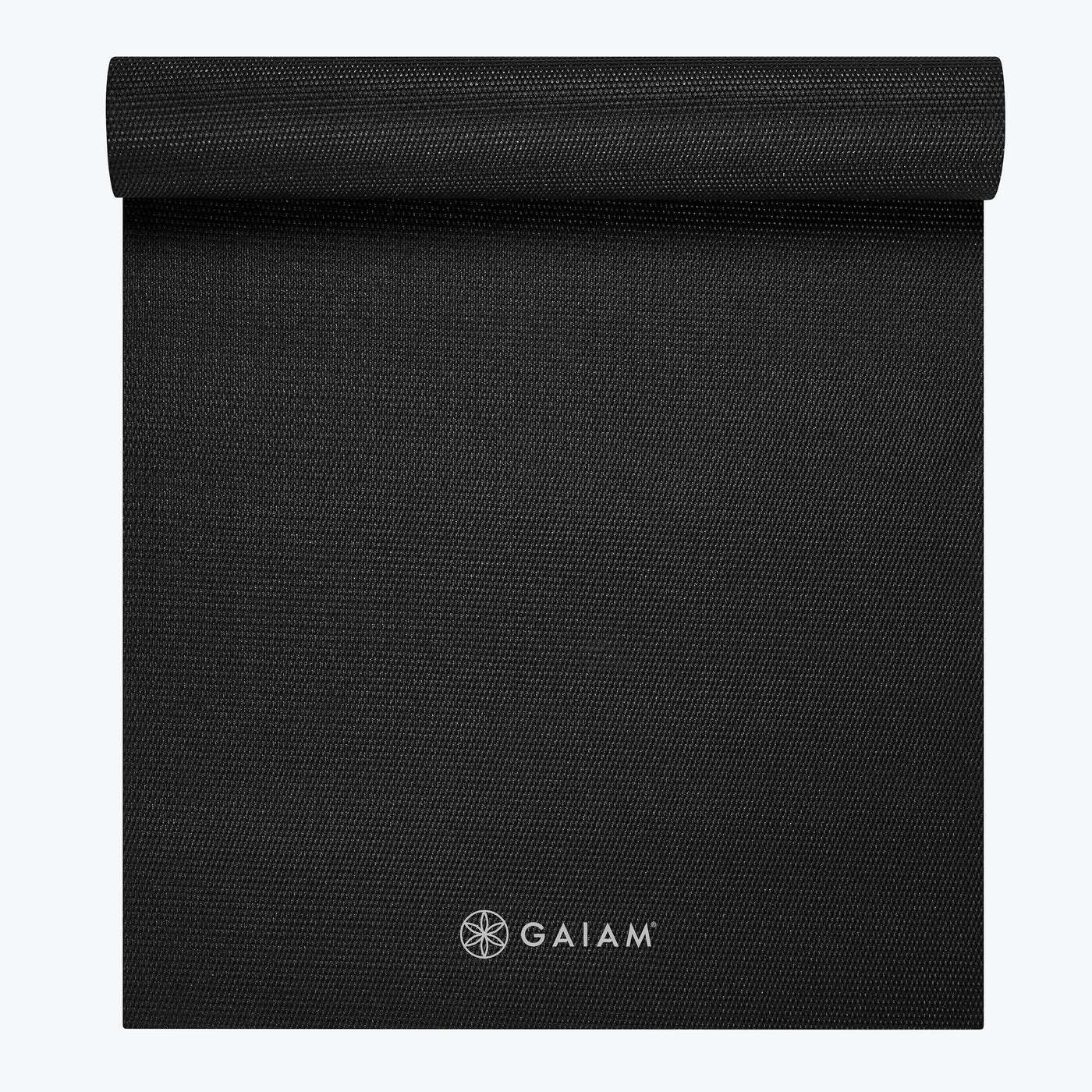 מזרן יוגה שחור 5 מ"מ GAIAM Solid Color Black