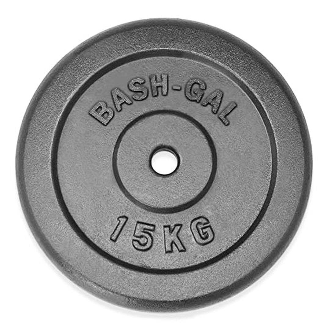 משקולת צלחת ברזל BASH-GAL 15 ק״ג דגם 9466
