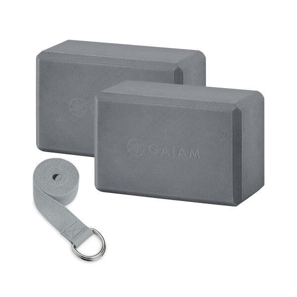 סט קוביות ורצועת יוגה Gaiam