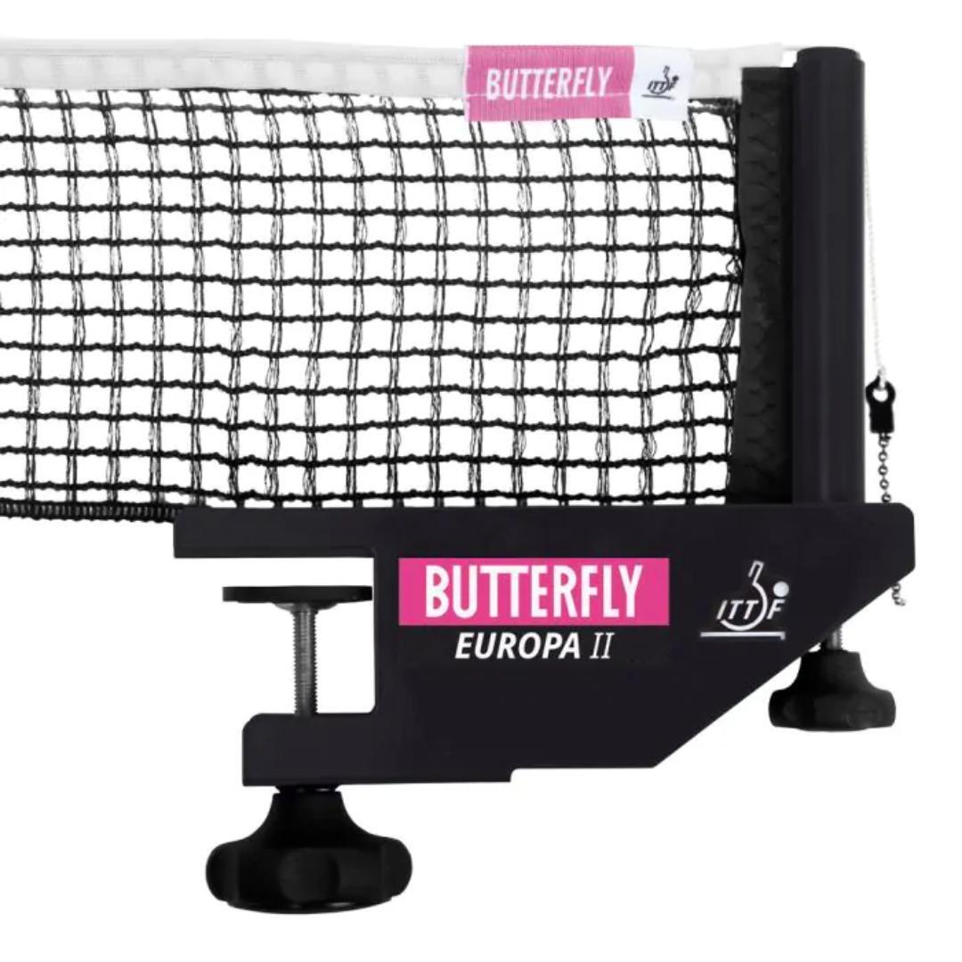 רשת טניס שולחן Butterfly Europa II כולל עמודים