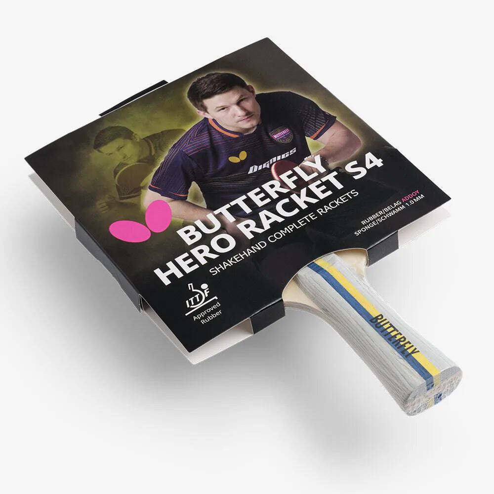 מחבט טניס שולחן Butterfly HERO Racket - S4 Karlsson