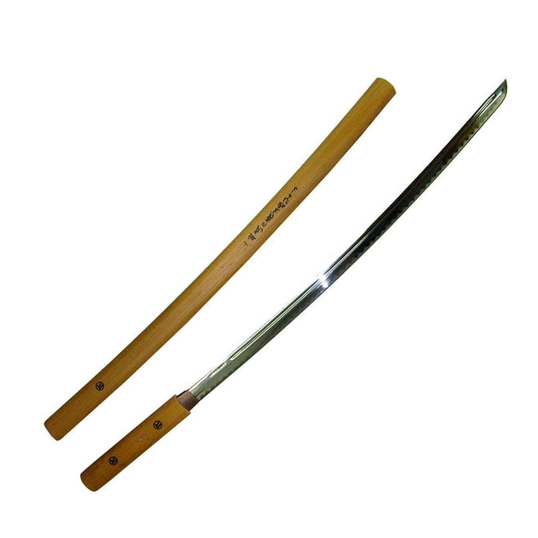 חרב סמוראי קטאנה נדן עץ Wacoku 105 ס״מ