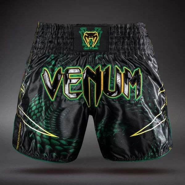 מכנס איגרוף תאילנדי Venum Matupa Black/Green/Gold