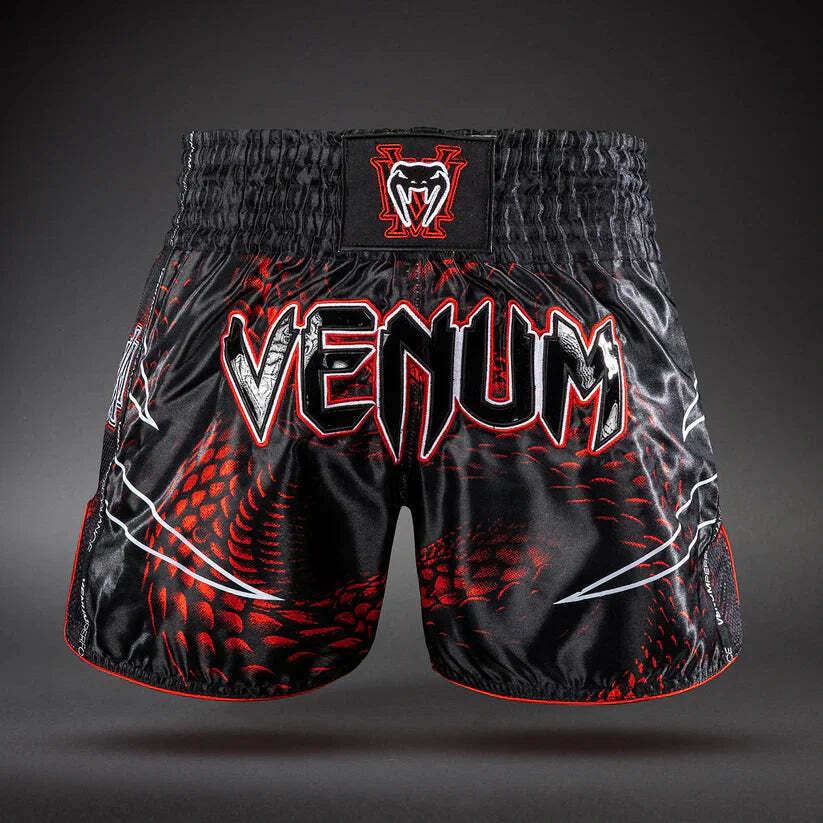 מכנס איגרוף תאילנדי Venum Matupa Black/Red/Silver
