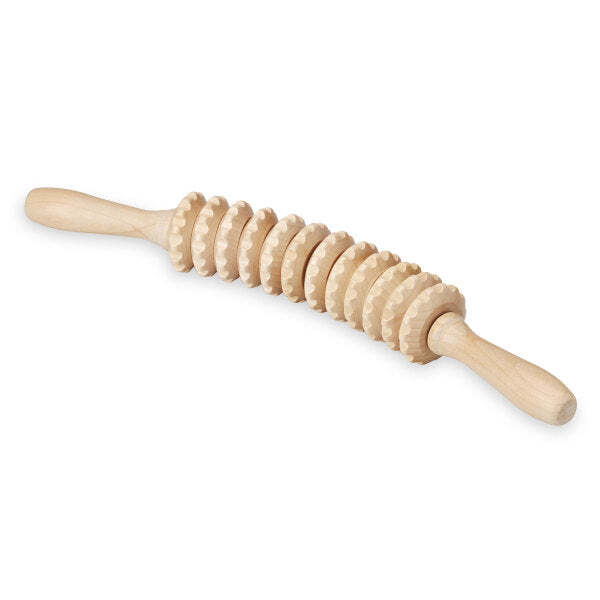 רולר עיסוי קמור מעץ Gaiam Relax Curved