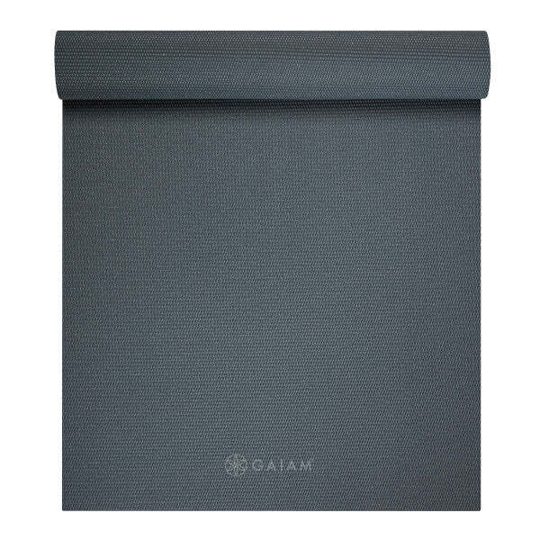 מזרן יוגה Gaiam Solid Folkstone Grey 5 מ״מ