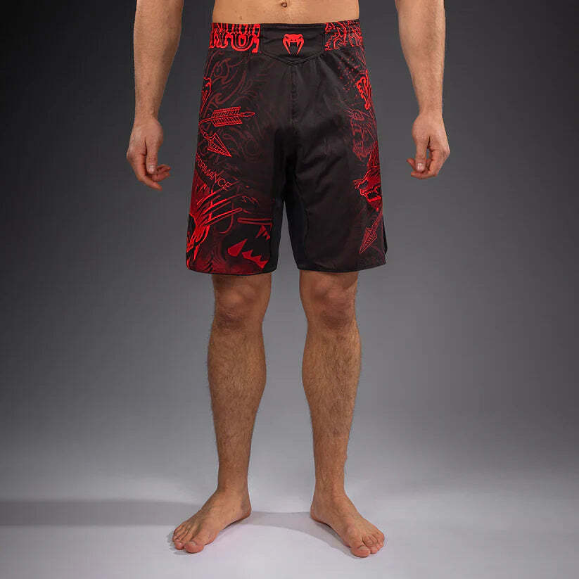 מכנסי לחימה Venum Wolf Atak - Black/Red