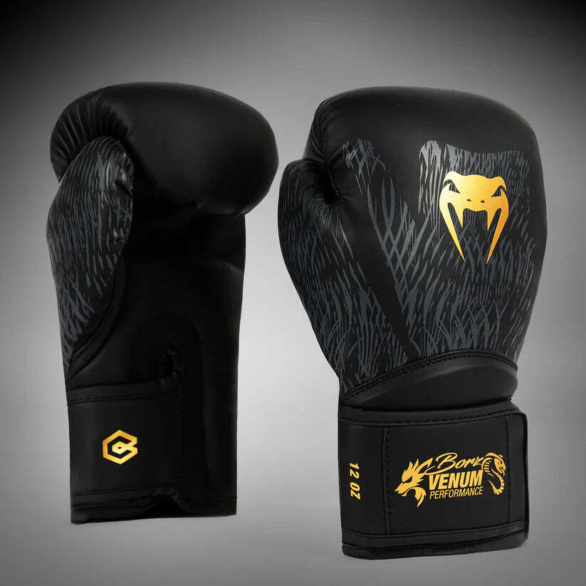 כפפות איגרוף Venum x Chimaev Wild Borz Black/Gold