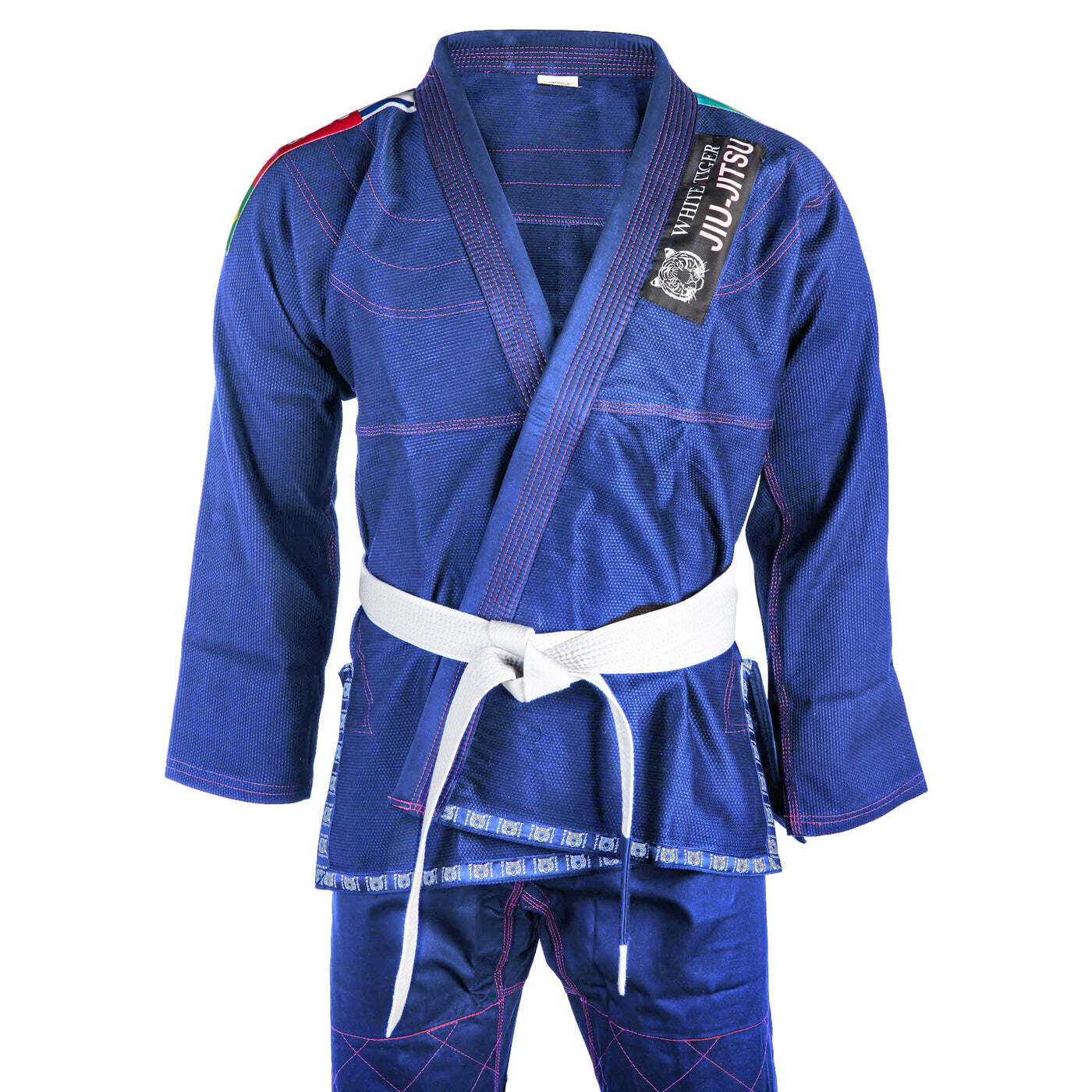 חליפת ג'וג'יטסו 550 גרם White Tiger Blue