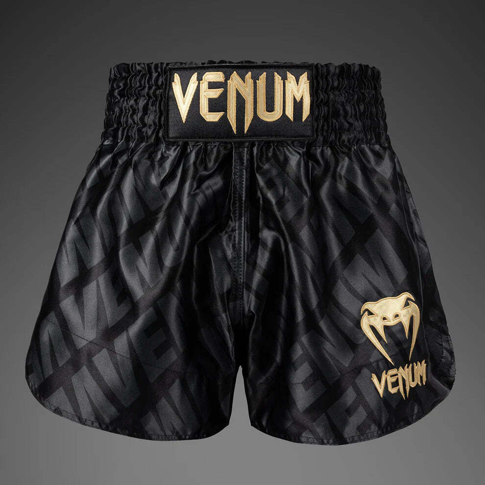 מכנסי איגרוף תאילנדי Venum x Contender XT - Black/Gold