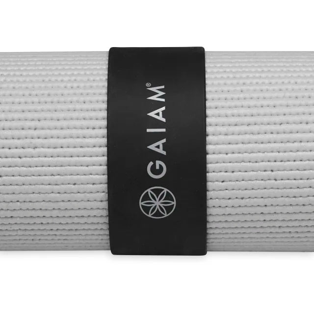 סרגל קפיץ לשמירה על מזרן יוגה מגולגל YOGA MAT SLAP BAND BLACK